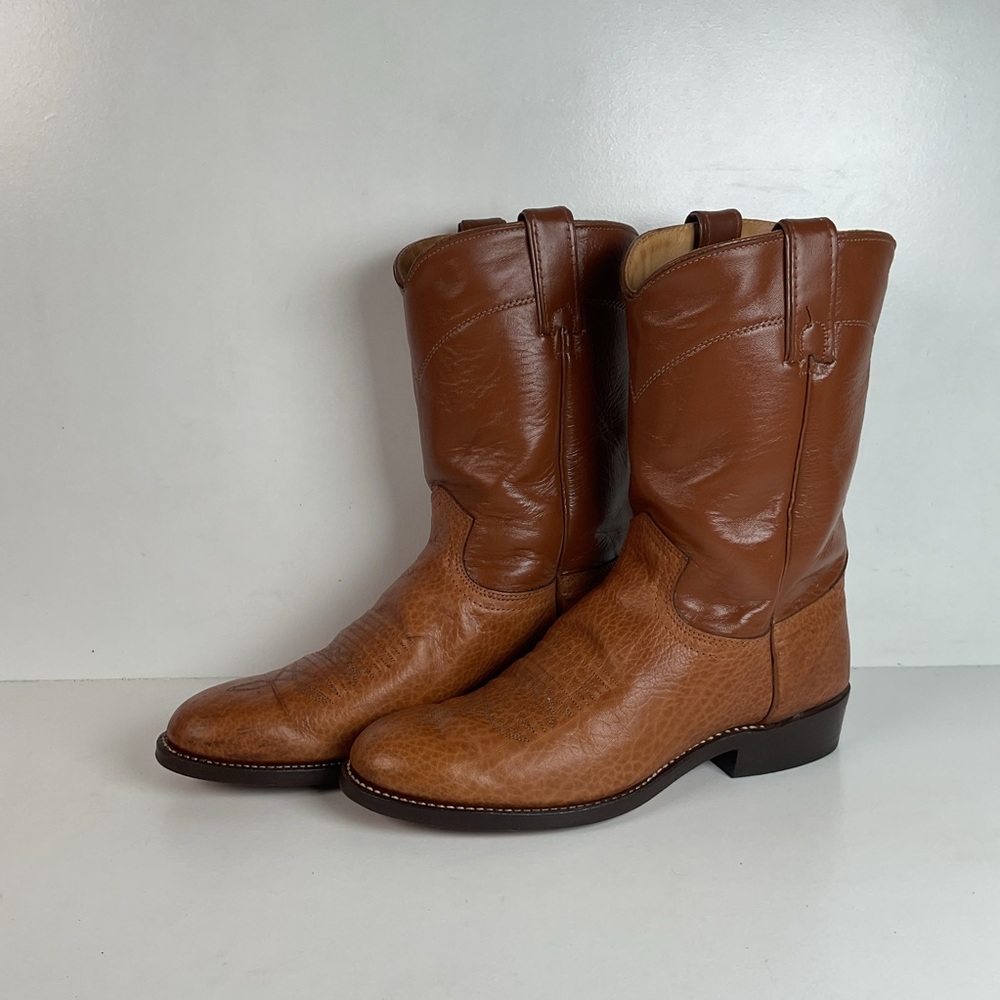 Vintage J. Chisholm Bullhide Roper Boots | USA Made | Original Box | Men’s 9 D